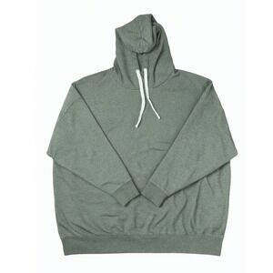 Buffalo David Bitton Hoodie 2X Olive Green Pullover Sweatshirt Casual Mens